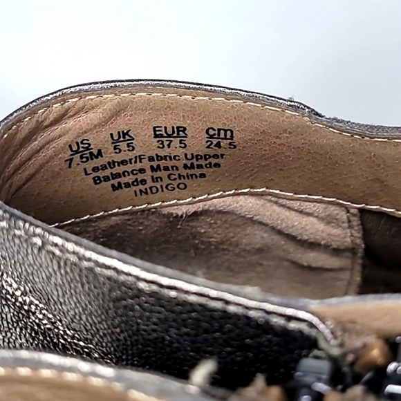 FERGALICIOUS ▪︎ INDIGO METALLIC BOOTIE ▪︎ SIZE 7.5 - Picture 10 of 10